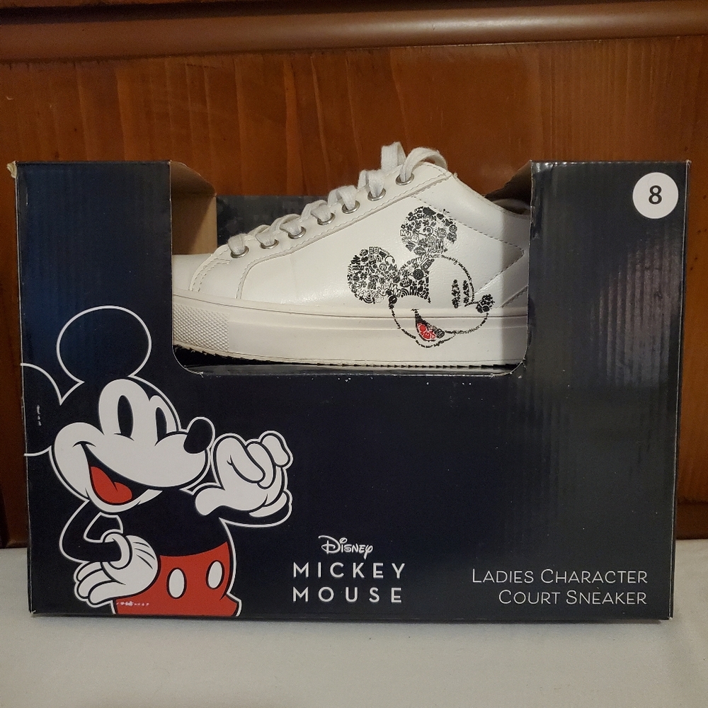 Disney Mickey Mouse Ladies Court Sneaker